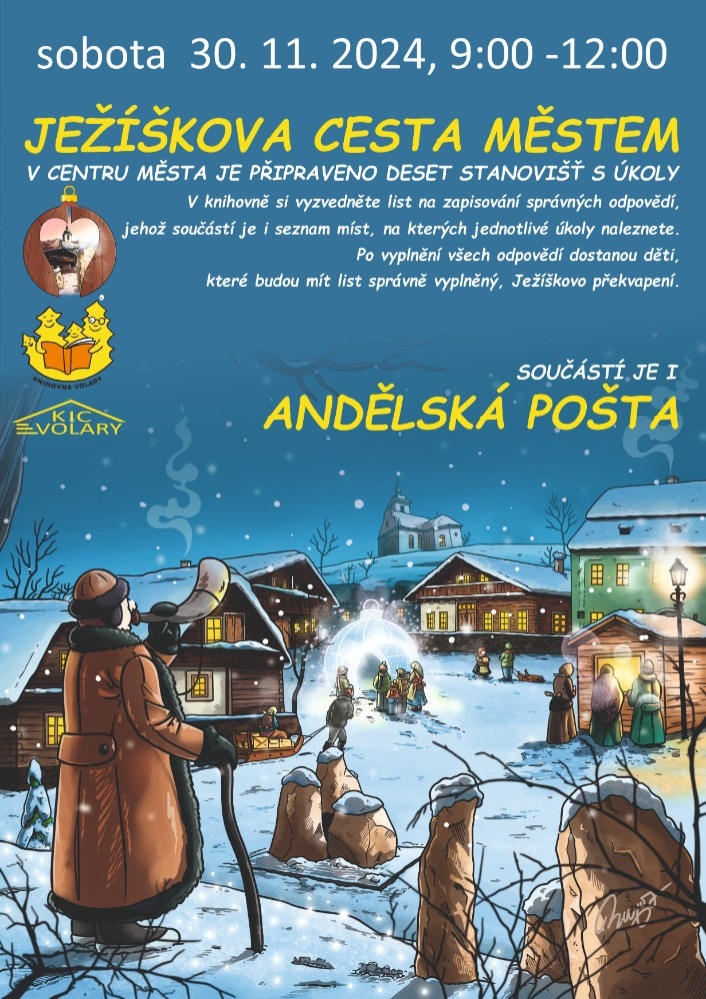 Ježíškova cesta městem, andělská pošta